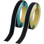 トラスコ中山　マジックテープ 弱粘着タイプ 25mmX5m 黒　TPD255MTSBK