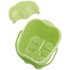 西村製作所　足湯バケツ(深型) グリーン(W34XD37XH39CM)　06091