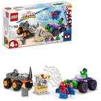 Yahoo! Yahoo!ショッピング(ヤフー ショッピング)LEGO（レゴ） 10782 マーベル スパイディとすごいなかまたち ハルクとライノのトラックたいけつ