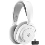 STEELSERIES　Arctis Nova 7P Gen 2 ［ワイヤレス(Bluetooth＋USB-C) / 両耳 / ヘッドバンドタイプ］ ホワイト　61745