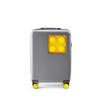 ショッピングスーツケース 機内持ち込み LINKHOO　LEGO レゴ スーツケース Signature Brick 2x2 Trolley Sサイズ 54.5cm 旅行日数目安：2〜3泊 40L 機内持ち込み 静音 グレー×イエロー　20152