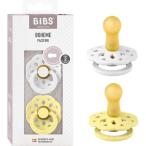 CLOVISBABY натуральный резина соска-пустышка BOHEME(bohemi) размер 2 2PK White / Sunshine