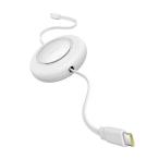 BESEUS　Free2Pull 巻き取り式 USB-Cケーブル 100W 2m Moon White　P1036450021300