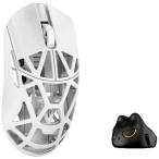 KIBU　ゲーミングマウス Beast X Pro Mini ［光学式 / 有線/無線(ワイヤレス) / 5ボタン / USB］ Milky White(Solid sides)　WL-BXMINIPRO-MW-O-1