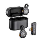 HOLLYLAND　LARK M2S ワイヤレスラベリアマイク USB Type-C(スペースグレー)　LarkM2STypeC