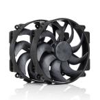 NOCTUA кейс вентилятор x2 [140mm / 1500RPM] NF-A14X25R-G2-PWM-SX2-PP-CH-BK