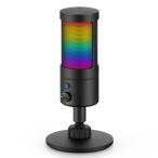 Faunow Mike USB конденсаторный микрофон PC Mike RGB свет одним движением mute машина Dio ido палец направление штекер & Play head 