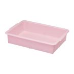 アズワン 収納トレー ピンク 365×275×80mm 1個 7-4575-02(直送品)