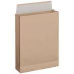 「現場のチカラ」 スーパーバッグ 宅配袋（紙製） 茶 中サイズ 封かんシール付 1セット（200枚：100枚×2） オリジナル