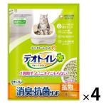 箱売り デオトイレ 消臭・抗菌サンド 4L 4袋 猫砂 ユニ・チャーム