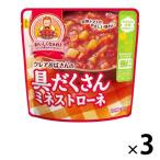 江崎グリコ クレアおばさんの具だくさんミネストローネ 完熟トマトのやさしい味わい 1セット（3食入）