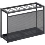 アスクル ビジネスフィット傘立て 30本用スリム カーボングレー 幅730×奥行268×高さ497mm 1台 オリジナル