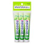 クリアクリーン ナチュラルミント ミニ 17g×3本 花王 歯磨き粉 虫歯・口臭・歯肉炎予防