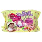 ウェットティッシュ ノンアルコール 手・口ふき ハローキティ 1パック（80枚入×3 個）レック