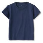 無印良品 インド綿天竺編みTシャツ ベビー 90 ネイビー 良品計画