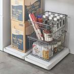 tower（タワー） 台車 ホワイト 1個 山崎実業 キャスターが目立たない 平台車 小型