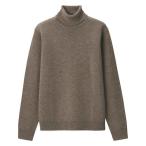 無印良品 首のチクチクを抑えた天竺タートルネックセーター 紳士 M ダークモカブラウン 良品計画