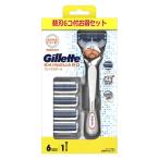 【アウトレット】ジレット（Gillette） スキンガード マニュアル 敏感肌向け 本体+替刃6個付 P&G 髭剃り カミソリ 男性用