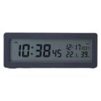 無印良品 デジタル電波時計（大音量アラーム機能付） MJ-RDCLA（B）1 良品計画