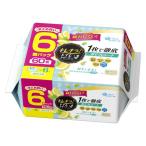 【セール】エリエール キレキラ！1枚で徹底トイレおそうじシート シトラスミント 詰め替え 大容量 1パック（10枚入×6個）除菌99.9％・消臭・抗菌 大王製紙