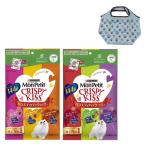 （おまけ付）モンプチ 猫 クリスピーキッス リッチ＋セレクトシリーズ 144g 2袋 ＋ エコバック セット