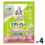 まとめ買い デオトイレ ふんわり香る消臭・抗菌サンド ホワイトフローラル3.8L 4袋 猫砂 ユニ・チャーム