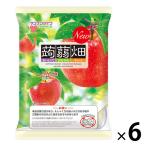 蒟蒻畑　りんご味　6袋 マンナンライフ　蒟蒻ゼリー　一口ゼリー