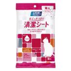 ボディシート ペットキレイ 猫用 ボディさっぱり清潔シート 国産 25枚入 1袋 ライオン商事