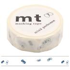 カモ井加工紙 マスキングテープ mt ミナペルホネン choucho logo・navy 幅15mm