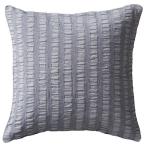 【SALE】 無印良品 綿サッカー織クッションカバー/ネイビー 43×43cm用 02936099 良品計画