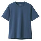 無印良品 UPF50+吸汗速乾Tシャツ 男女兼用 L ネイビー 良品計画