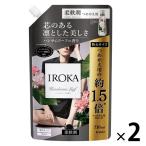 フレアフレグランス IROKA（イロカ） ハンサムリーフの香り 詰め替え 特大 710ml 1セット（2個入） 柔軟剤 花王