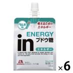 inゼリー(インゼリー)エネルギー ブドウ糖 6個 森永製菓 栄養補助ゼリー ゼリー飲料