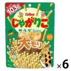 じゃがりこ サラダ bits 大モリ 6袋　カルビー　スナック菓子　おつまみ