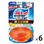 液体ブルーレットおくだけ除菌EX トイレタンク芳香洗浄剤 つけ替え用 スーパーオレンジ 70ml 1セット（6個） 小林製薬