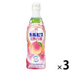 アサヒ飲料 カルピス 完熟白桃 プラスチックボトル 470ml<希釈用>桜デザインラベル 1セット(3本)