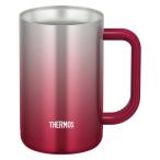 【セール】 サーモス（THERMOS） 真空断熱ジョッキ スパークリングレッド JDK-600C SP-R 1個
