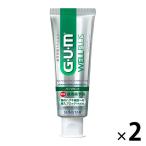 ガム ウェルプラス デンタルペースト ハーブミント 125g 2本 サンスター GUM 歯磨き粉 ブロック殺菌 歯周病 虫歯 高濃度フッ素