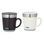 サーモス(THERMOS) 保温マグカップセット 350ml ホワイト エスプレッソ JDC-351 ペアマグカップ