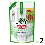【セール】除菌ジョイコンパクト JOY 緑茶の香り 詰め替え ジャンボサイズ 1330ml 1セット（2個入） 食器用洗剤 P&G