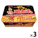 明星　一平ちゃん夜店の焼そば　醤油バター明太子味 3個