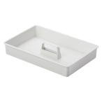 無印良品 ポリプロピレン収納ボックス・インナートレー・ホワイトグレー 幅35×奥行23×高さ5.5cm 82620818 良品計画