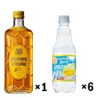 角瓶　700ml x サントリー　南アルプススパークリング　レモン　500ml　6本　家飲みセット　ウイスキー