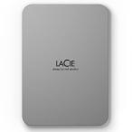 LaCie 外付けHDD ハードディスク 4TB Mobile Drive Mac/iPad/Windows対応 ムーン・シルバー 3年保証 STLP