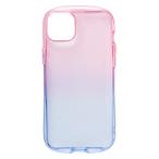 iFace Look in Clear Lolly iPhone 14 Plus ケース (ピーチ/サファイア)【アイフェイス アイフォン14plus