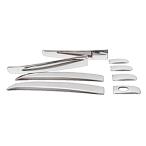 ショッピング2009年 30系 プリウス ドアノブ カバー ドアハンドル ガーニッシュ 高品質ステンレス製 鏡面 クロームメッキ 8P (1台分) ZVW30 ZVW35