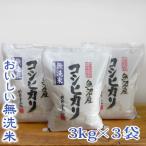 ふるさと納税 魚沼市 【令和4年産】【無洗米】　お米マイスター厳選　魚沼産コシヒカリ　合計9kg(3kg×3袋)