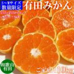 ふるさと納税 湯浅町 先行受付【ご家庭用】和歌山有田みかん約10kg(S、Mサイズ)【湯浅町】