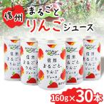 ふるさと納税 長野県 信州まるごとりんごジュース(160g)×30本