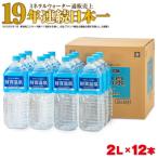 ふるさと納税 垂水市 天然アルカリ温泉水 財寶温泉 2L×12本